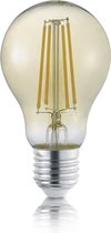 LED Lamp - Filament - Trion Limpo - E27 Fitting - 8W - Warm Wit 2700K - Dimbaar - Amber - Glas