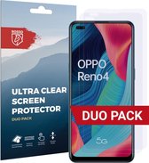 Rosso Oppo Reno 4 Ultra Clear Screen Protector Duo Pack