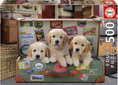 Educa - Hunde im Koffer 500 Teile Puzzle