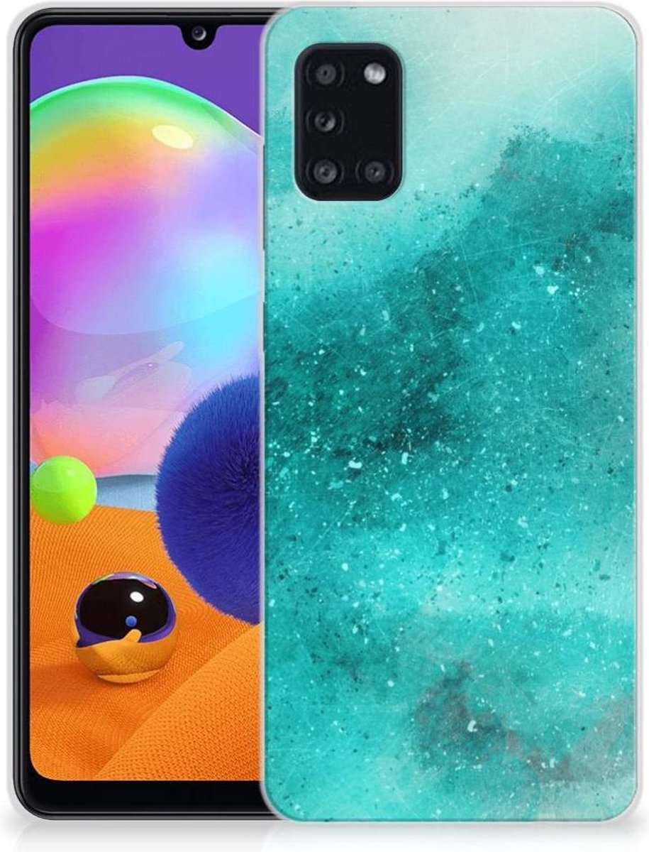Hoesje maken Samsung Galaxy A31 Painting Blue