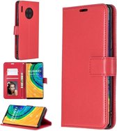 Huawei Mate 30 Pro hoesje book case rood