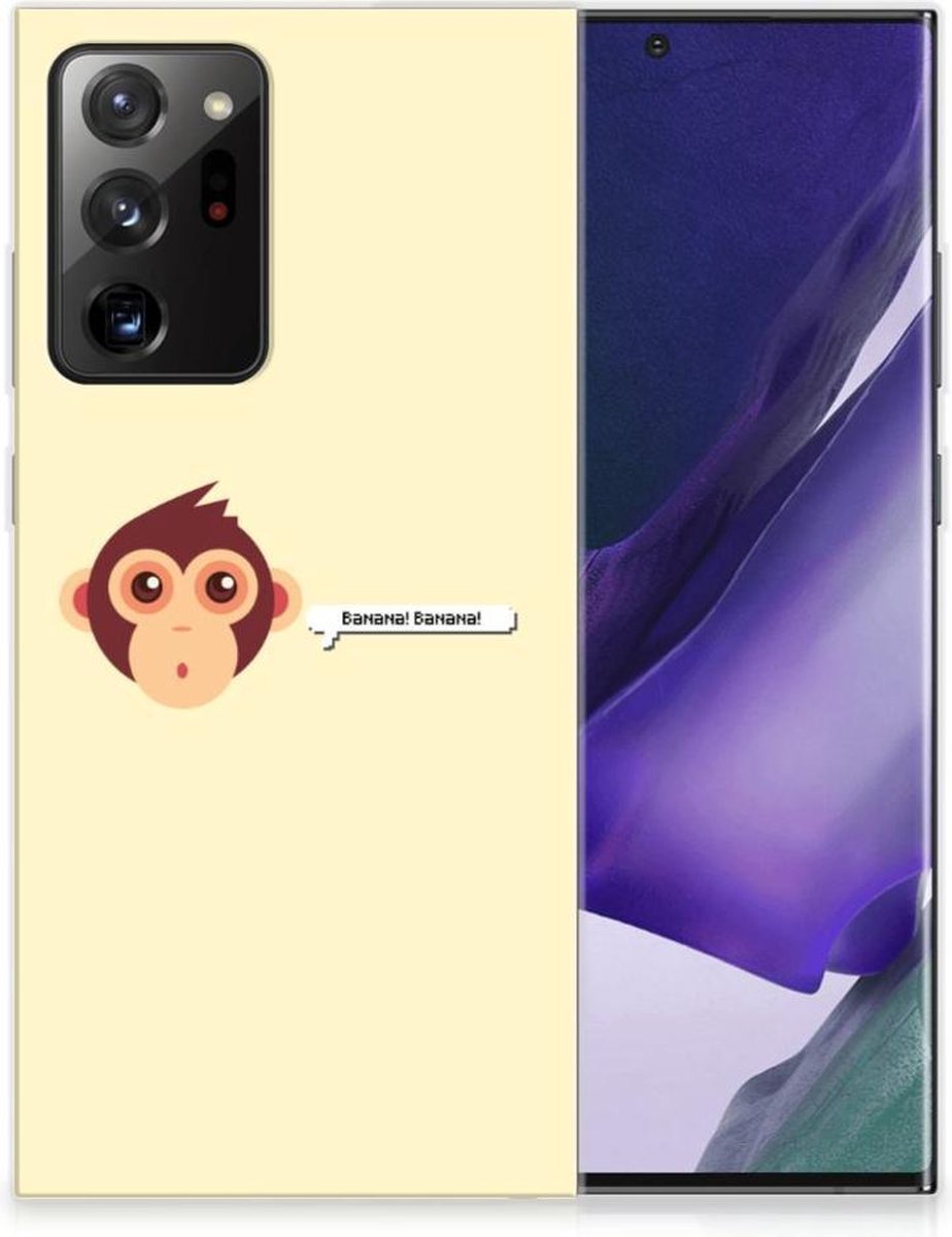 Samsung Galaxy Note20 Ultra Telefoonhoesje met Naam Monkey