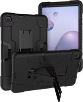 Samsung Galaxy Tab A 8.4 (2020) Hoes - Schokbestendige Back Cover - Hybrid Armor Case - Zwart