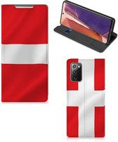 Étui pour téléphone Samsung Galaxy Note20 Book Case drapeau danois