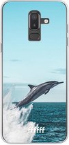 Samsung Galaxy J8 (2018) Hoesje Transparant TPU Case - Dolphin #ffffff