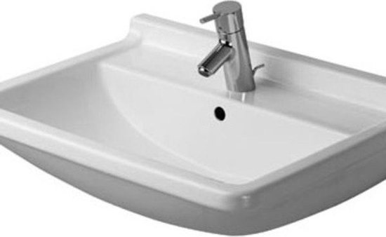Lavabo 550x430 mm, avec un trou pour robinet, blanc