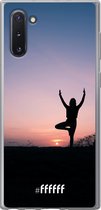 Samsung Galaxy Note 10 Hoesje Transparant TPU Case - Vriksasana #ffffff