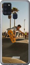 Samsung Galaxy A21s Hoesje Transparant TPU Case - Let's Skate #ffffff