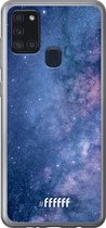 Samsung Galaxy A21s Hoesje Transparant TPU Case - Perfect Stars #ffffff