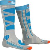 X-socks Skisokken Control Polyamide Grijs/turquoise Mt 35-36