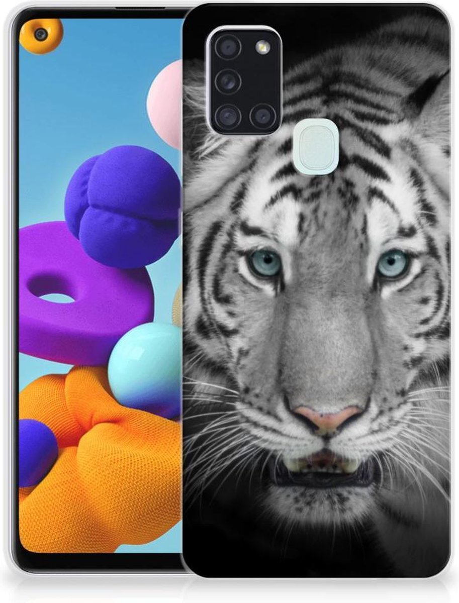 Samsung Galaxy A21s TPU Hoesje Tijger