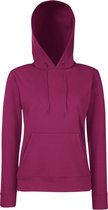 Fruit of the Loom - Lady-Fit Classic Hoodie - Bordeauxrood - L