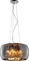 LED Hanglamp - Trion Vapiro - G9 Fitting - 5-lichts - Rond - Mat Chroom - Glas - BSE