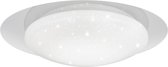 LED Plafondlamp - Plafondverlichting - Trion Frida - 26W - Aanpasbare Kleur - Afstandsbediening - Sterlicht - Dimbaar - Rond - Mat Wit - Kunststof - BSE