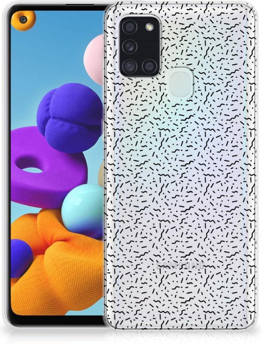 Samsung Galaxy A21s TPU bumper Stripes Dots