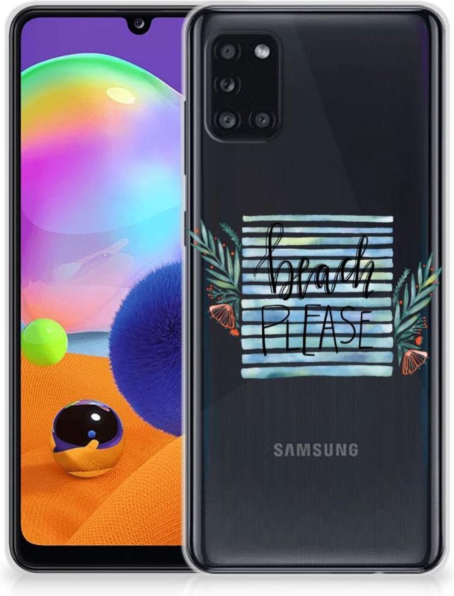 Samsung Galaxy A31 Telefoonhoesje met Naam Boho Beach