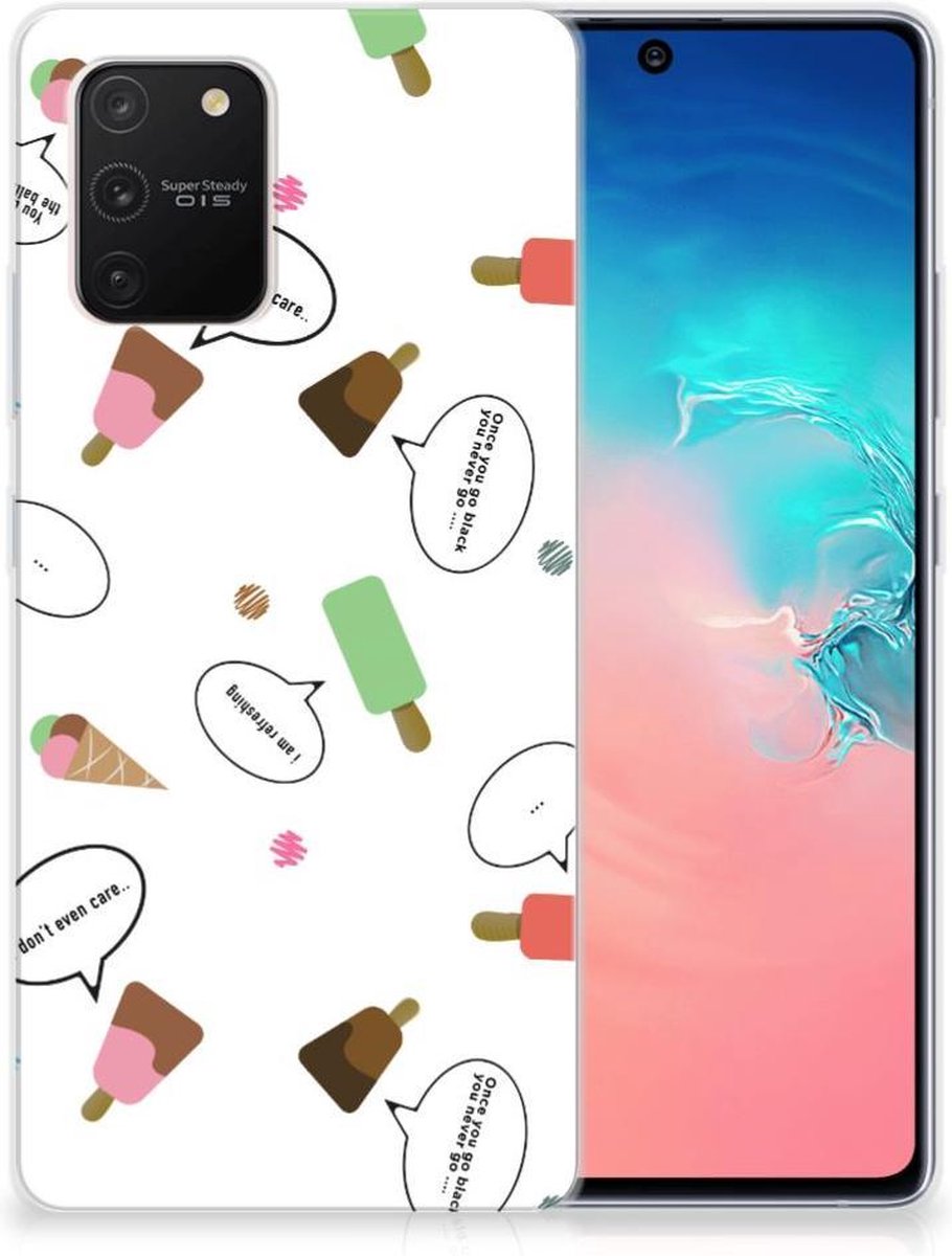 TPU Hoesje voor Samsung Galaxy S10 Lite Siliconen Case IJsjes