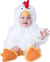 INCHARACTER - Kleine kip kostuum voor kinderen - Luxe - 56/68 (0-6 maanden)