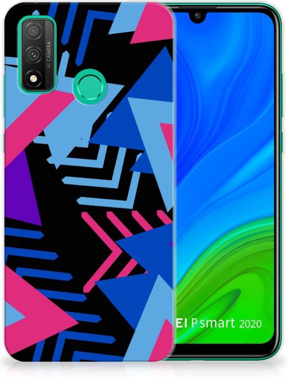 Huawei P Smart 2020 TPU Hoesje Funky Triangle