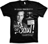 Breaking Bad Heren Tshirt -S- Better Call Saul Zwart