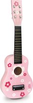 Vilac Roze Gitaar met Bloemen
