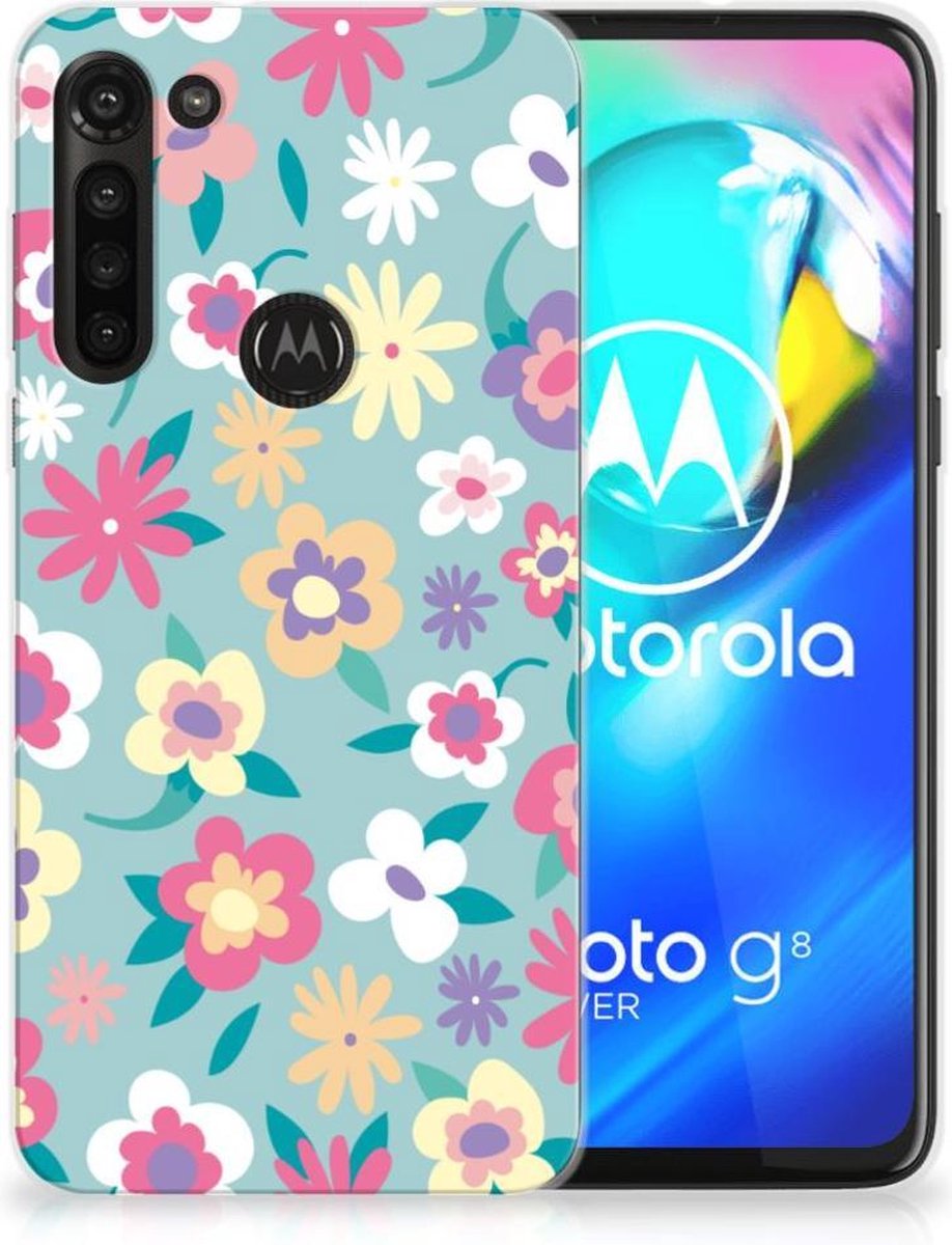 Motorola Moto G8 Power TPU Case Flower Power