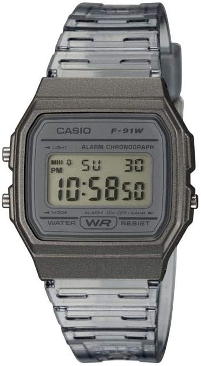Casio Collection Women F-91WS-8EF Dameshorloge 36 mm - Zilverkleurig