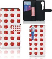 Telefoonhoesje Xiaomi Mi Note 10 Pro Book Case Paprika Red