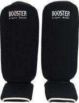 Booster Fight Gear - Elastische scheenbeschermers - zwart - M