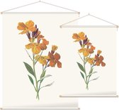 Muurbloempje (Wallflower) - Foto op Textielposter - 120 x 160 cm