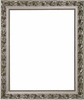 Zilveren Spiegel Barok 65x105 cm – Birte – Chique Brocante Spiegel – wand spiegels – Muur Spiegel – Perfecthomeshop