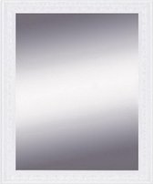 Witte Spiegel 62x82 – Saskia – Spiegel Wit – Spiegel Hal – Muur Spiegel – Perfecthomeshop