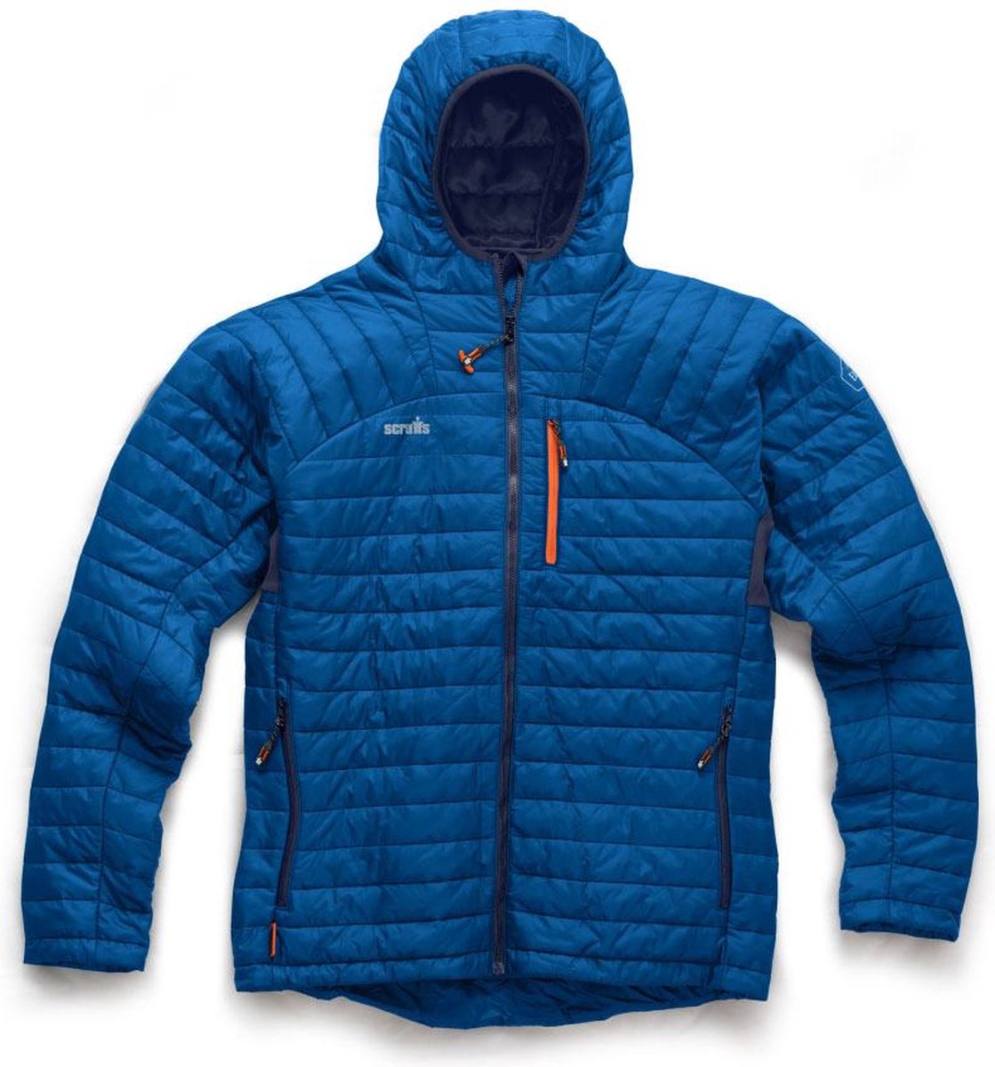 Scruffs Thermo Hooded Jacket-Blauw-L