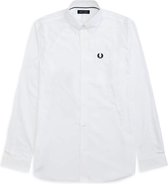 Fred Perry - Oxford Shirt - Katoenen Overhemd - M - Wit