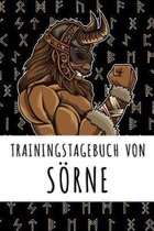 Trainingstagebuch von S�rne: Personalisierter Tagesplaner f�r dein Fitness- und Krafttraining im Fitnessstudio oder Zuhause