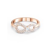 Swarovski Infinity Ring  (Maat: 60) - Roségoud