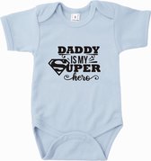 Babyrompertje Daddy is my superhero