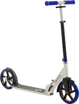 2Cycle Step - Aluminium -  Grote Wielen - 20cm -Blauw-Wit - Autoped - Scooter