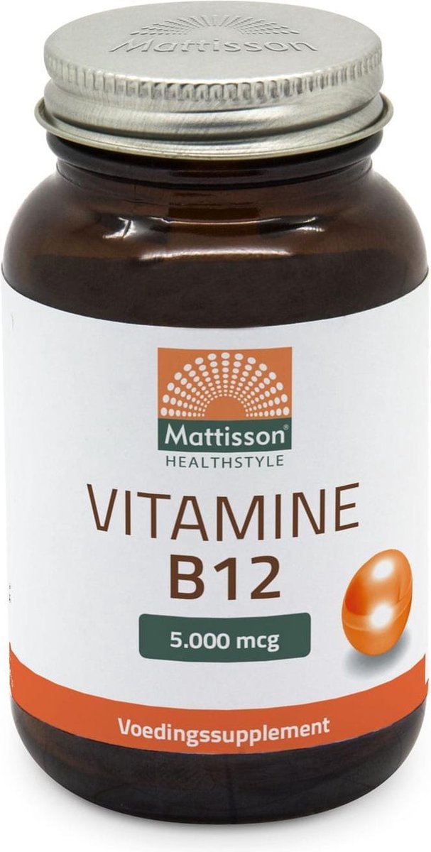Mattisson - Vitamine B12 - 5000 mcg - 60 zuigtabletten