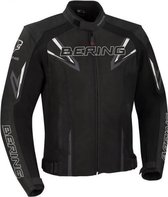 Bering Skope Black Grey Motorcycle Jacket-M - Maat - Jas