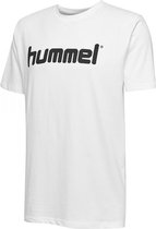 hummel Go Cotton Logo T-Shirt S/S Sportshirt Unisex - Maat M