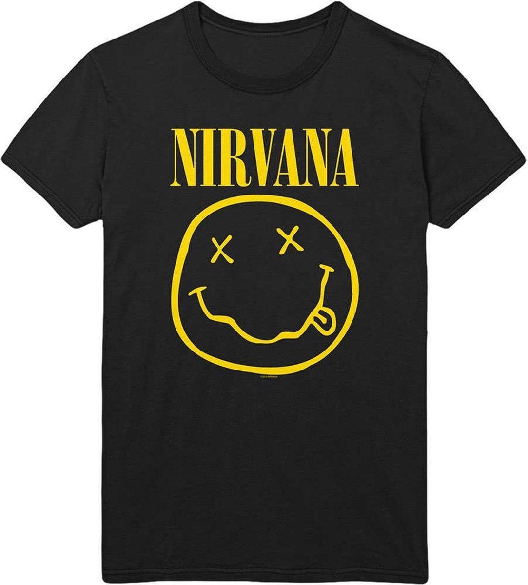 Nirvana Smiley TShirt L | bol