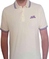 Black Sabbath Polo shirt -L- Wavy Logo Creme