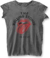 Tshirt Femme Rolling Stones -M- New York City 75 Gris