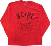 AC/DC Longsleeve shirt -S- For Those About To Rock Rood