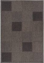 Grijs vloerkleed - 160x230 cm  -  Symmetrisch patroon - Modern