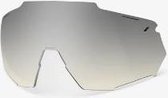 100% Racetrap Goggle Replacement Lens - Low-Light Yellow Silver Mirror -