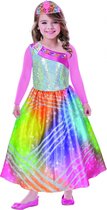 Barbie Verkleedjurk Rainbow Magic Met Tiara Maat 104