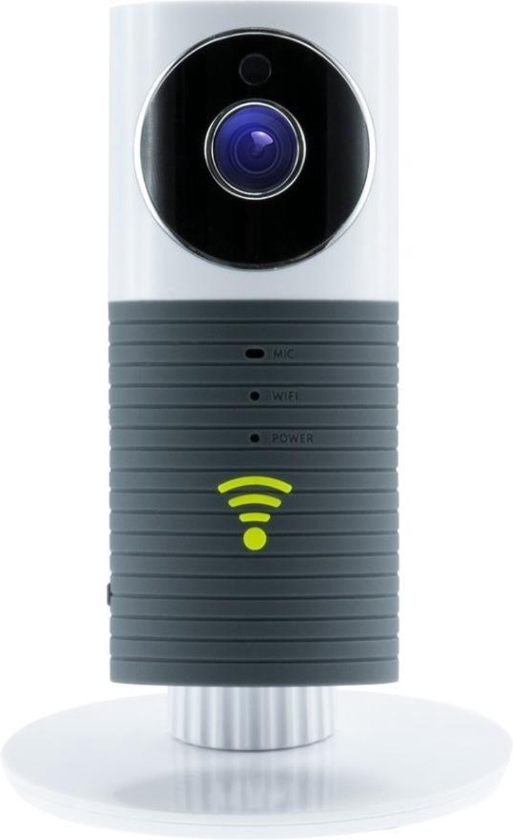 HD Cleverdog *2018* WiFi IP Beveiligingscamera / Babyfoon - Met infrarood & Cloud opslag - Grijs