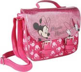 Disney - Minnie Mouse - Sac à bandoulière - Rose - Longueur 19 cm, Hauteur 16 cm